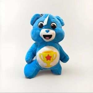Care Bears Champ Bear 15" Plush Dave & Busters Exclusive Blue Stuffed Animal